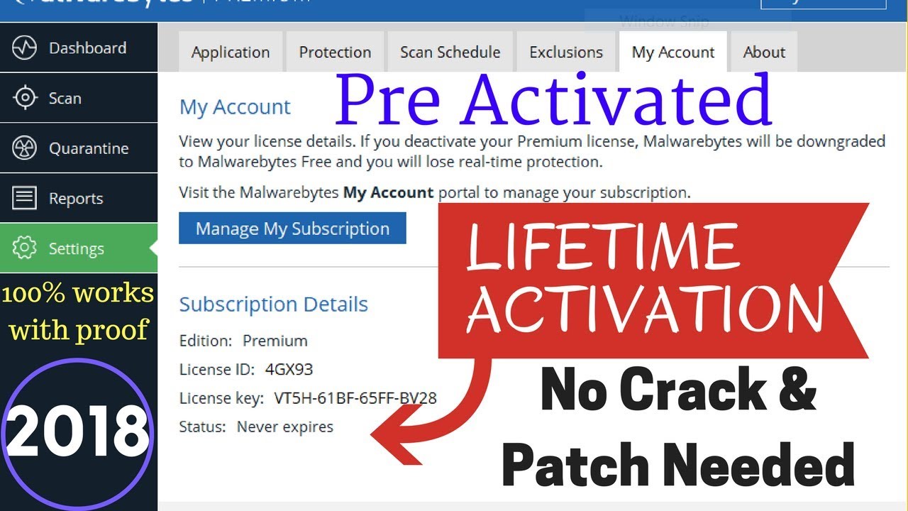 activate malwarebytes premium free